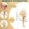 12 Pack Dried Flower Bouquet Mini Natural Pampas Grass for Crafts Small Dried Embossing Florat with Stem Boho Artificial Arrangement Wedding Derco Flowers Bundles for Vases, Wedding, Home, Party